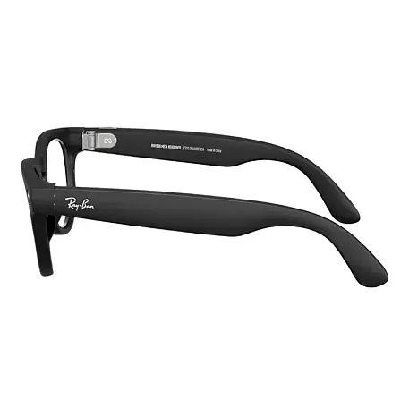 Умные очки Ray-Ban Headliner Gen 2 Matte Black, Clear Blue-Violet Light Filter, (50-23-150mm) - 3