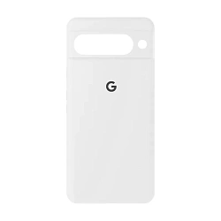 Клип-кейс (накладка) Silicone cover закрытый для Google Pixel 9 силикон, белый