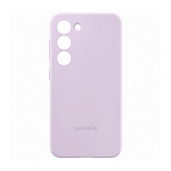 Клип-кейс (накладка) Samsung Silicone Case для Samsung Galaxy S23 Plus поликарбонат, силикон, лиловый