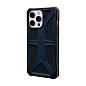 Клип-кейс (накладка) UAG Monarch для Apple iPhone 14 Pro Max поликарбонат, кожа, тёмно-синий - 2