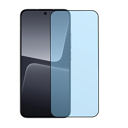 Защитное стекло 3D Premium для Xiaomi 13 / Xiaomi 14, черная рамка