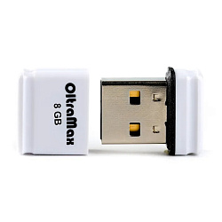 USB-флешка OltraMax 50 8 ГБ, белый