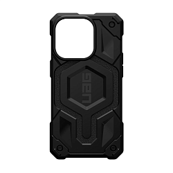 Клип-кейс (накладка) UAG Monarch Pro Magsafe для Apple iPhone 14 Pro поликарбонат, кожа, чёрный