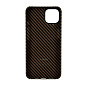 Клип-кейс (накладка) K-DOO Kevlar для Apple iPhone 13 кевлар, чёрно-коричневый (полоска) - 2