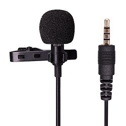 Микрофон петличный Arimic Lavalier Microphone (1.5 м), чёрный