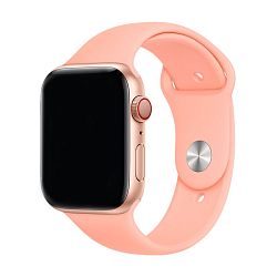 Спортивный ремешок для Apple Watch 44 / 45 / 46 / 49mm фторэластомер "розовый грейпфрут"