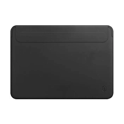 Чехол WIWU Skin Pro 2 Leather Sleeve для Apple MacBook Pro 16" (2021 / 2023) полиуретан, кожа, чёрный