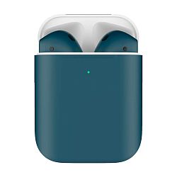 Беспроводные наушники Apple AirPods 2 с зарядным футляром тихоокеанский синий матовый (MV7N2)