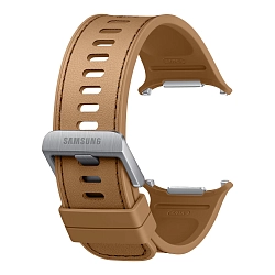 Ремешок Samsung PeakForm Band для Samsung Galaxy Watch Ultra / Ultra 2 искусственная кожа, силикон, сталь коричневый