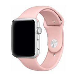 Спортивный ремешок для Apple Watch 44 / 45 / 46 / 49mm фторэластомер "розовый песок"