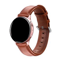 Ремешок для Samsung Watch 22mm кожа коричневый