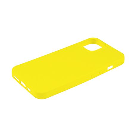 Клип-кейс (накладка) Без лого для Apple iPhone 13 силикон, ярко-жёлтый - 3
