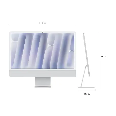 Моноблок Apple iMac 24" M4 (10-core GPU) 16 ГБ, 1 ТБ (Z1EH000V5), серебристый - 4