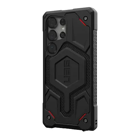 Клип-кейс (накладка) UAG Monarch Pro Magsafe для Samsung Galaxy S25 Ultra поликарбонат, кевлар, чёрный - 2