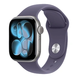 Умные часы Apple Watch Series 11 46mm GPS Silver Aluminum Case Purple Fog Sport Band