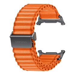 Ремешок Samsung Trail Band для Samsung Galaxy Watch Ultra / Ultra 2 нейлон, титан оранжевый