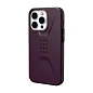 Клип-кейс (накладка) UAG Civilian для Apple iPhone 13 Pro поликарбонат, баклажан - 2