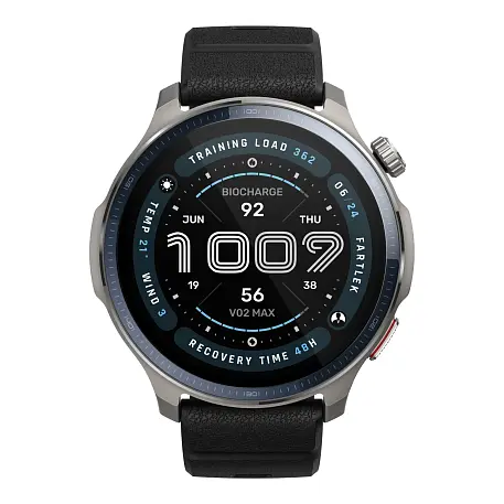 Умные часы Xiaomi Amazfit Balance 2 серый (чёрный ремешок) - 2