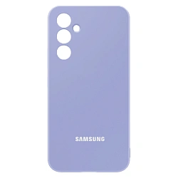 Клип-кейс (накладка) Silicone cover закрытый для Samsung Galaxy A55 силикон, лавандовый