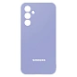 Клип-кейс (накладка) Silicone cover закрытый для Samsung Galaxy A55 силикон, лавандовый