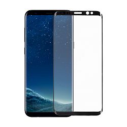 Защитное стекло 3D Premium для Samsung Galaxy S8 Plus / S9 Plus, черная рамка