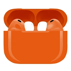 Беспроводные наушники Apple AirPods Pro 3 оранжевый глянец (полная покраска)