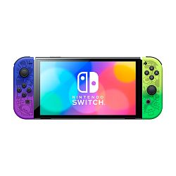 Игровая приставка Nintendo Switch OLED 64 ГБ жёлто-фиолетовый (Splatoon)
