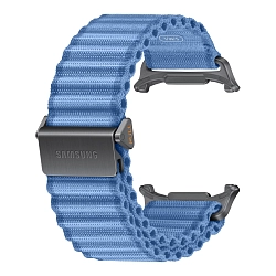 Ремешок Samsung Trail Band для Samsung Galaxy Watch Ultra / Ultra 2 нейлон, титан синий