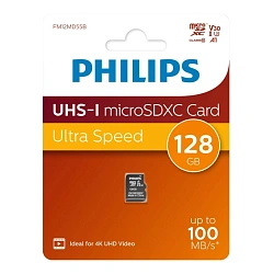 Карта памяти Philips Ultra Speed (без адаптера), 128 ГБ
