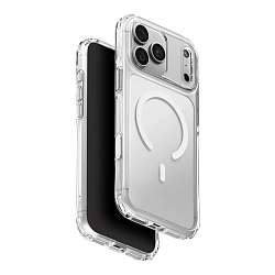 Клип-кейс (накладка) UNIQ Lifepro Xtreme MagSafe для Apple iPhone 18 Pro Max / 17 Pro Max полиуретан, прозрачный
