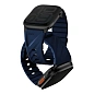 Спортивный ремешок UNIQ Fluo для Apple Watch 38 / 40 / 41 / 42 / 44 / 45 / 46 / 49mm каучук синий