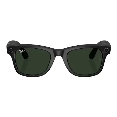 Умные очки Ray-Ban Wayfarer Matte Black, Clear/Graphite Green Transitions, (50-22-150mm) - 2
