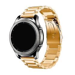 Браслет для Samsung Watch 22mm сталь золотой