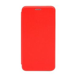 Чехол-книжка для Xiaomi Redmi Note 9s / Note 9 Pro искусственная кожа, красный