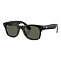 Умные очки Ray-Ban Wayfarer Gen 2 Shiny Black, G15 Green Solid Color, (53-22-155mm)