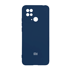Клип-кейс (накладка) для Xiaomi 11T / 11T Pro силикон, тёмно-синий