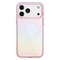 Клип-кейс (накладка) UNIQ Iridescia MagSafe для Apple iPhone 17 Pro полиуретан, голографический розовый - 2