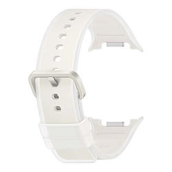 Ремешок Samsung Misty Band для Samsung Galaxy Watch 8/8 Classic/9 силикон,сталь кремовый (M/L)