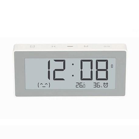 Датчик температуры и влажности Xiaomi Miaomiaoce Smart Clock Temperature And Humidity Meter (Уценка) белый (хорошее состояние, мелкие царапины на дисплее) - 2