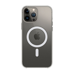 Клип-кейс (накладка) Clear Case MagSafe для Apple iPhone 13 Pro Max поликарбонат, прозрачный