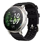 Умные часы Xiaomi Amazfit Active 3 Premium серебристый (чёрный ремешок)