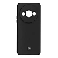 Клип-кейс (накладка) Silicone cover закрытый для Xiaomi Redmi A3 / Poco C61 силикон, чёрный