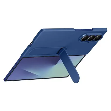 Клип-кейс (накладка) Samsung Silicone Case для Samsung Galaxy Z Fold 7 силикон, синий - 4