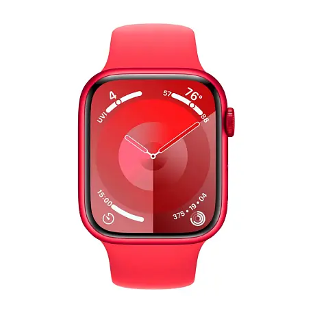 Умные часы Apple Watch Series 9 45mm GPS Red Aluminum Case Red Sport Band One Size - 2