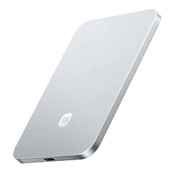 Внешний аккумулятор с беспроводной зарядкой Xiaomi Jinshajiang Power Bank Magnetic Ultra-Thin 5000 мАч 15 Вт серебристый