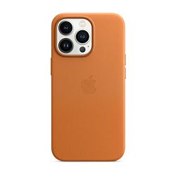 Клип-кейс (накладка) Apple Leather Case MagSafe для Apple iPhone 13 Pro кожа, Golden Brown