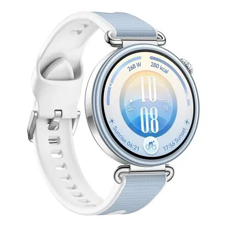 Умные часы Huawei Watch GT 7 41mm серебристый (синий ремешок) - 3
