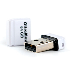 USB-флешка OltraMax 50 64 ГБ, белый