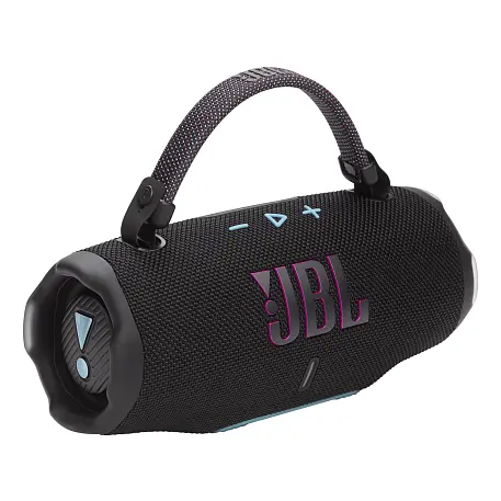 Портативная колонка JBL Charge 6 чёрный с оранжевым - 4