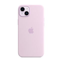 Клип-кейс (накладка) Apple Silicone Case MagSafe реплика для Apple iPhone 14 Plus силикон, лиловый